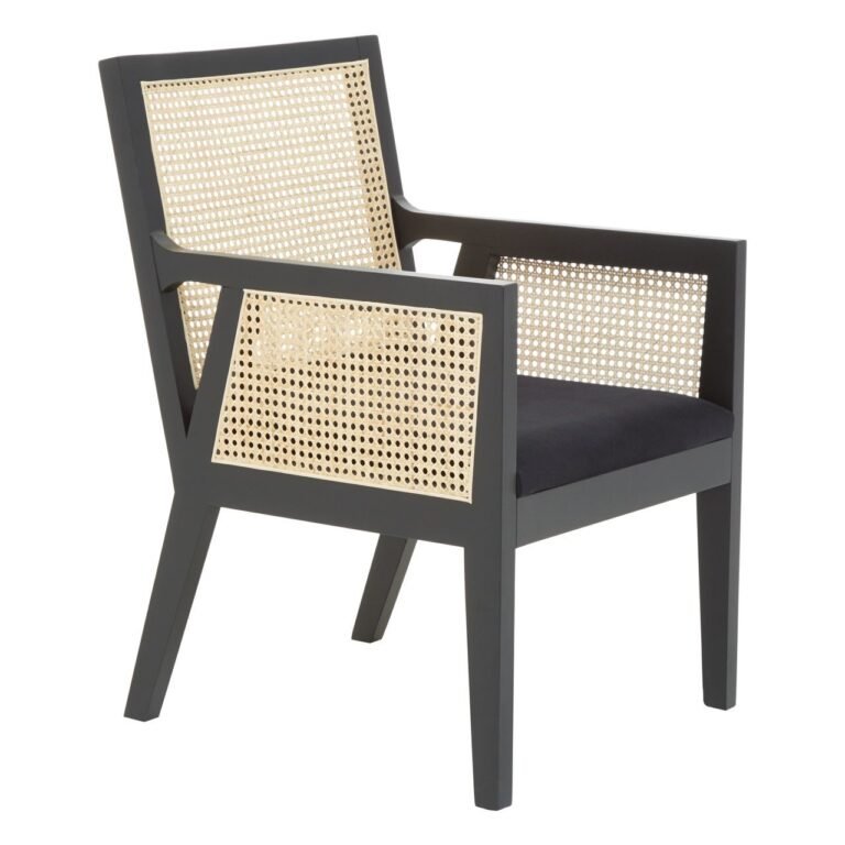 Orsil Cane Rattan Back Chair