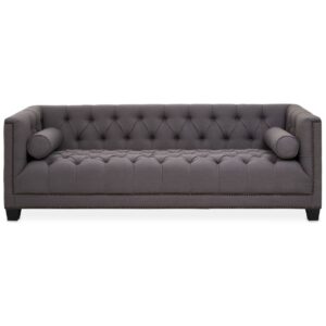 Murino Three Seat Grey Fabric Sofa