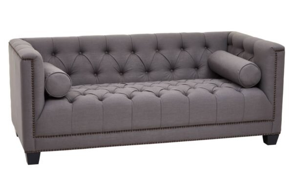 Murino Two Seat Grey Fabric Sofa - Image 2