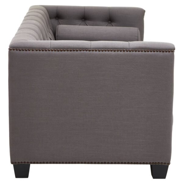 Murino Two Seat Grey Fabric Sofa - Image 3