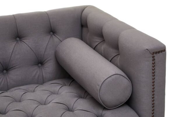 Murino Two Seat Grey Fabric Sofa - Image 11