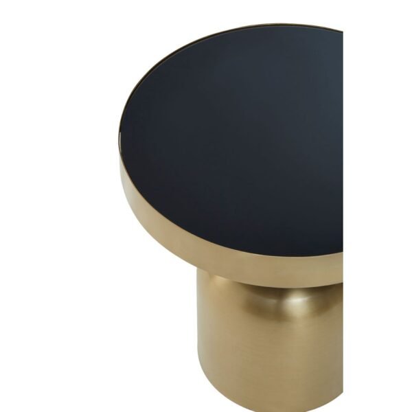 Lorel Side Table With Circular Glass Top - Image 5