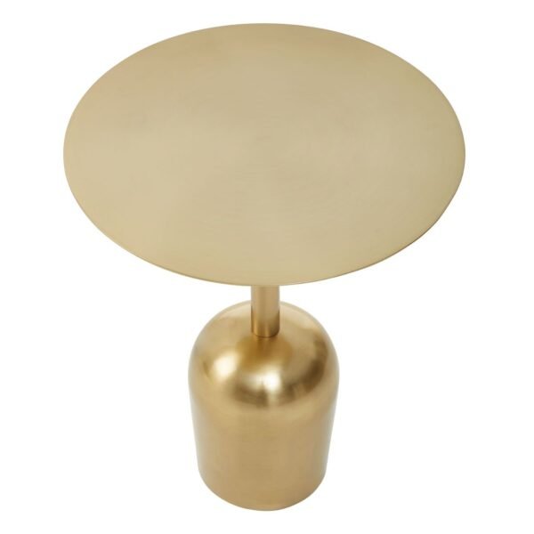 Lorel Gold Finish Side Table - Image 3