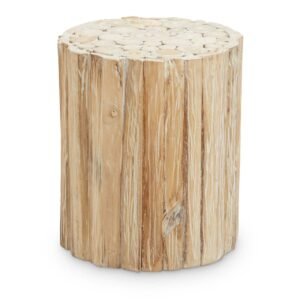 Belmont Round Teak Branch Stool