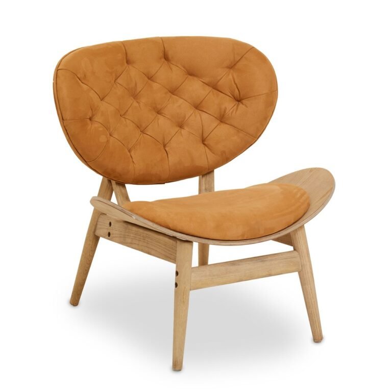 Arche Dijon Velvet Chair With Button Detail