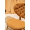 Arche Dijon Velvet Chair With Button Detail - Image 13