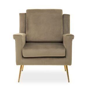 Ranef Mink Velvet Armchair