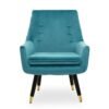 Arite Green Velvet Armchair