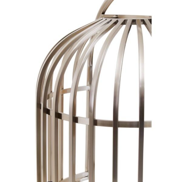 Liziere Brushed Silver Dome Cage Chair - Image 9