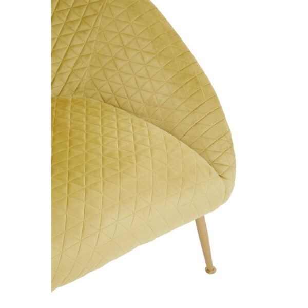 Misk Gold Velvet Occasional Chair - Image 6