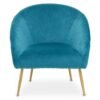Misk Blue Occasional Chair