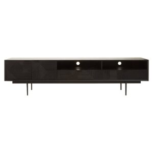 Airele Black Finish Wooden Media Unit