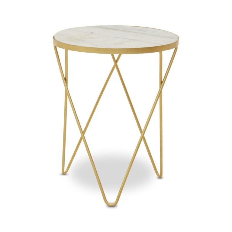 Ambia Side Table With Hairpin Legs