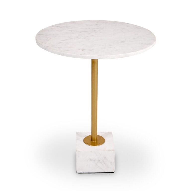 Ambia Side Table With T Shaped Base