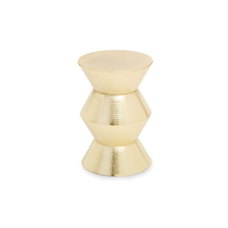Ambia Drum Style Angular Table