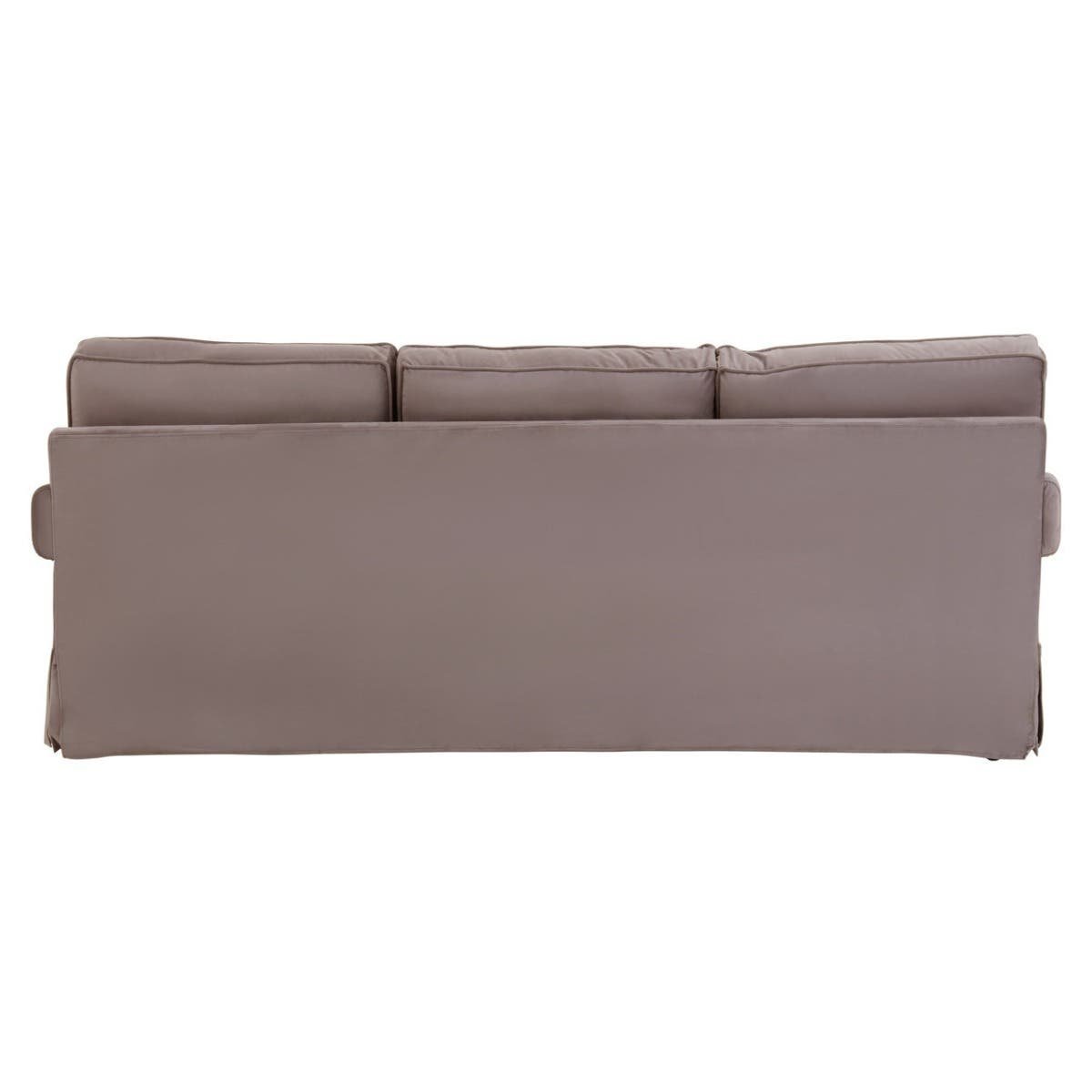 Alph Three Seat Mink Velvet Sofa Alph Three Seat Mink Velvet Sofa