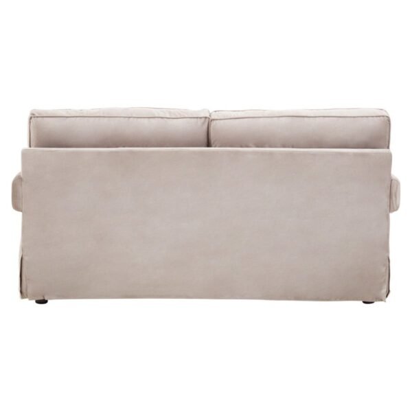 Alph Two Seat Mink Velvet Sofa - Image 4