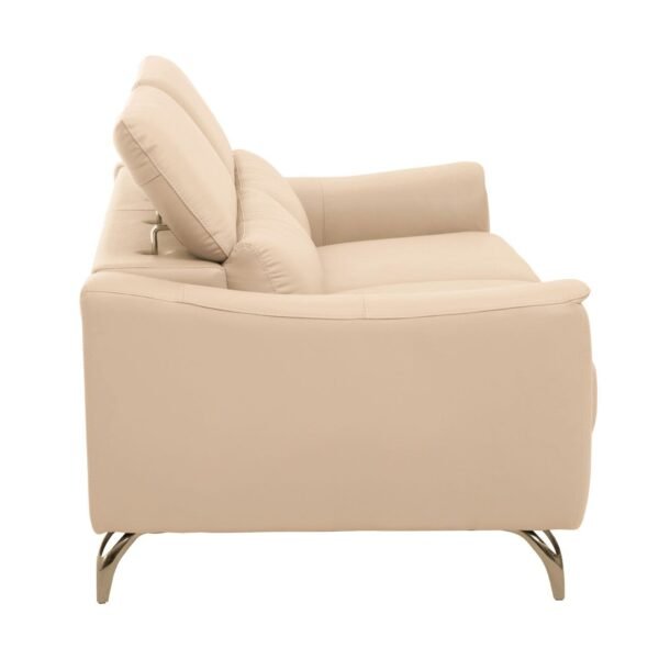 Adria 3 Seat Leather Sofa - Image 17