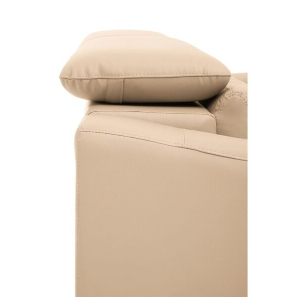 Adria 3 Seat Leather Sofa - Image 7
