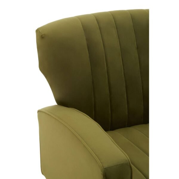 Kew Green Velvet Armchair - Image 6