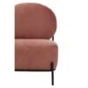 Kingsley Dusky Rose Velvet Chair - Image 5