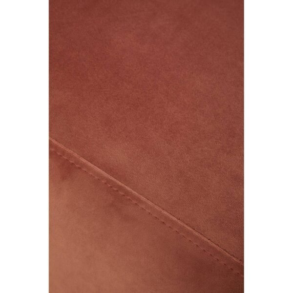 Kingsley Dusky Rose Velvet Chair - Image 7