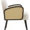 Alak Natural Velvet Armchair - Image 9