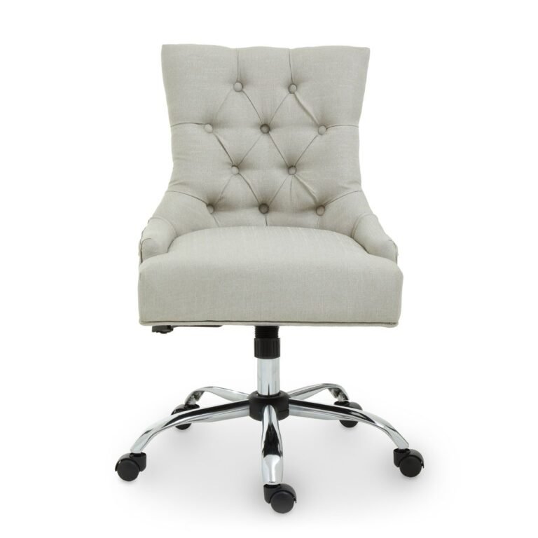 Nita Natural Velvet Office Chair