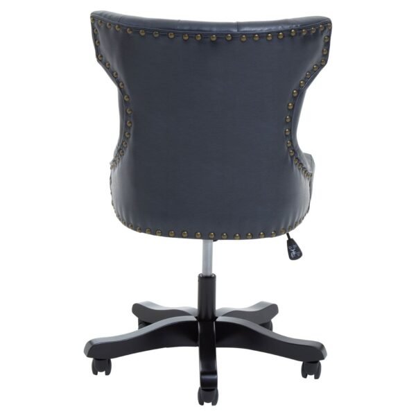 Allik Black Leather Effect Office Chair - Image 5