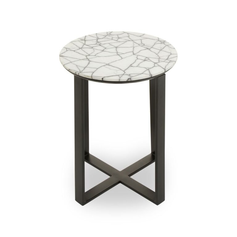 Clovelly Marble Top Side Table