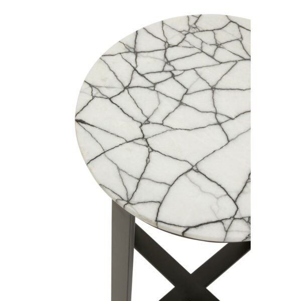 Clovelly Marble Top Side Table - Image 4