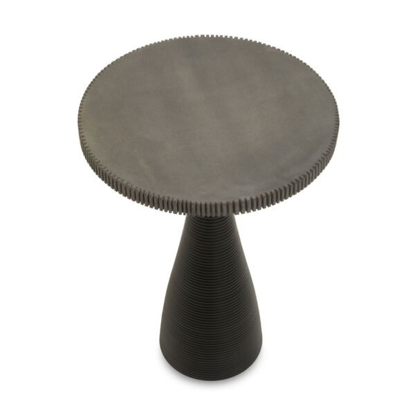 Sunning Black Stone Side Table - Image 3