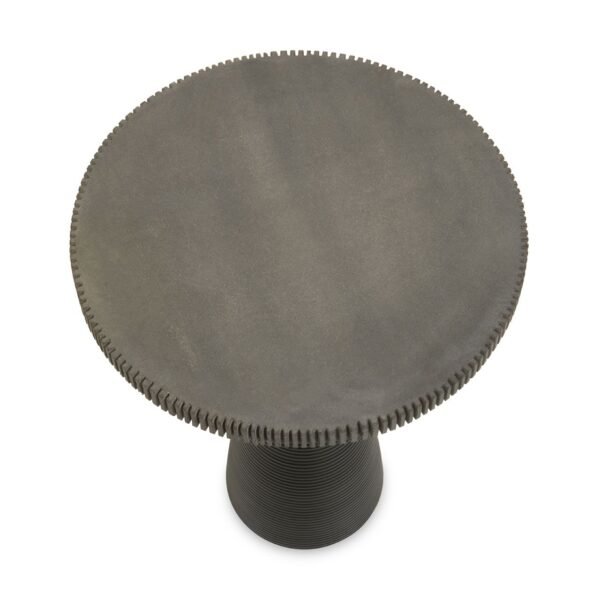 Sunning Black Stone Side Table - Image 4