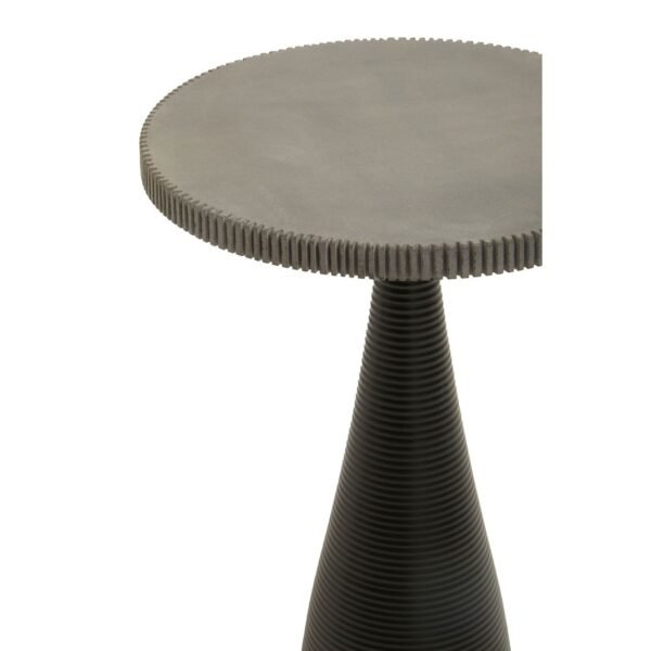 Sunning Black Stone Side Table - Image 5