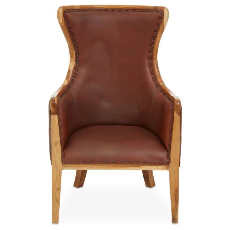 Stirling Brown And Black Leather Chair