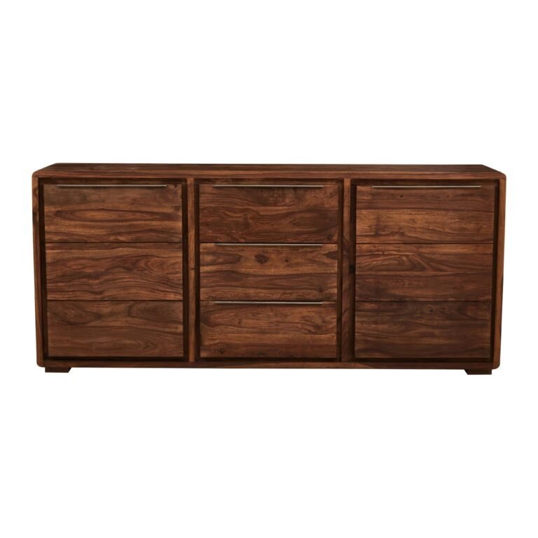 Oirati Two Door Three Drawer Sheesham And Acacia Sideboard