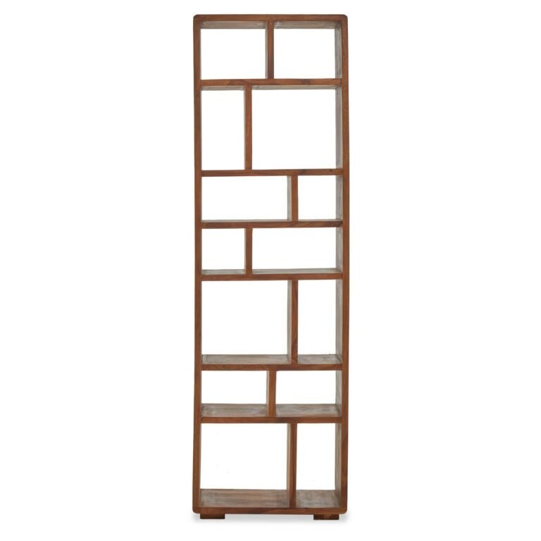 Oirati Sheesham Wood Shelf Unit