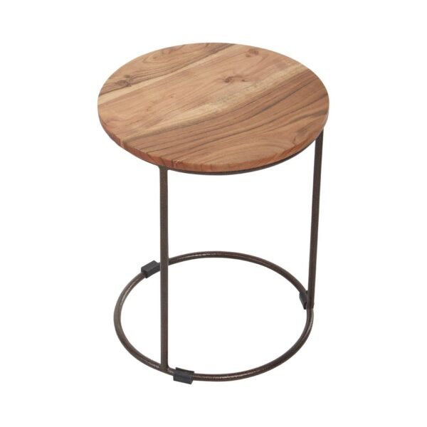 Ohom Nest Of Three Natural Acacia Wood Tables - Image 3