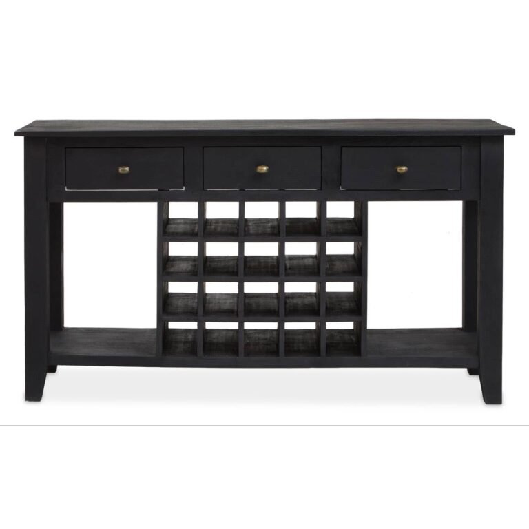 Laniere Wine Bottle Storage Console Table