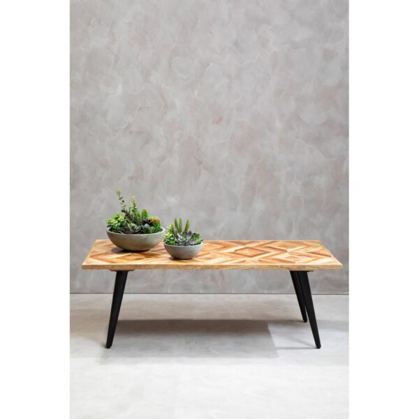 Ohom Mango Wood Coffee Table - Image 2