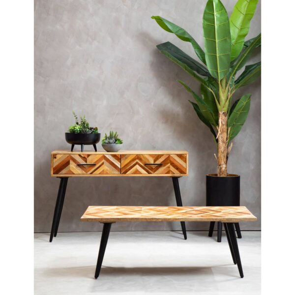 Ohom Mango Wood Coffee Table - Image 3