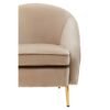 Farah Mink Velvet Armchair - Image 5