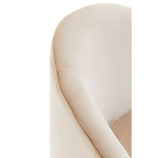 Farah Mink Velvet Armchair - Image 7