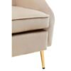 Farah Mink Velvet Armchair - Image 8