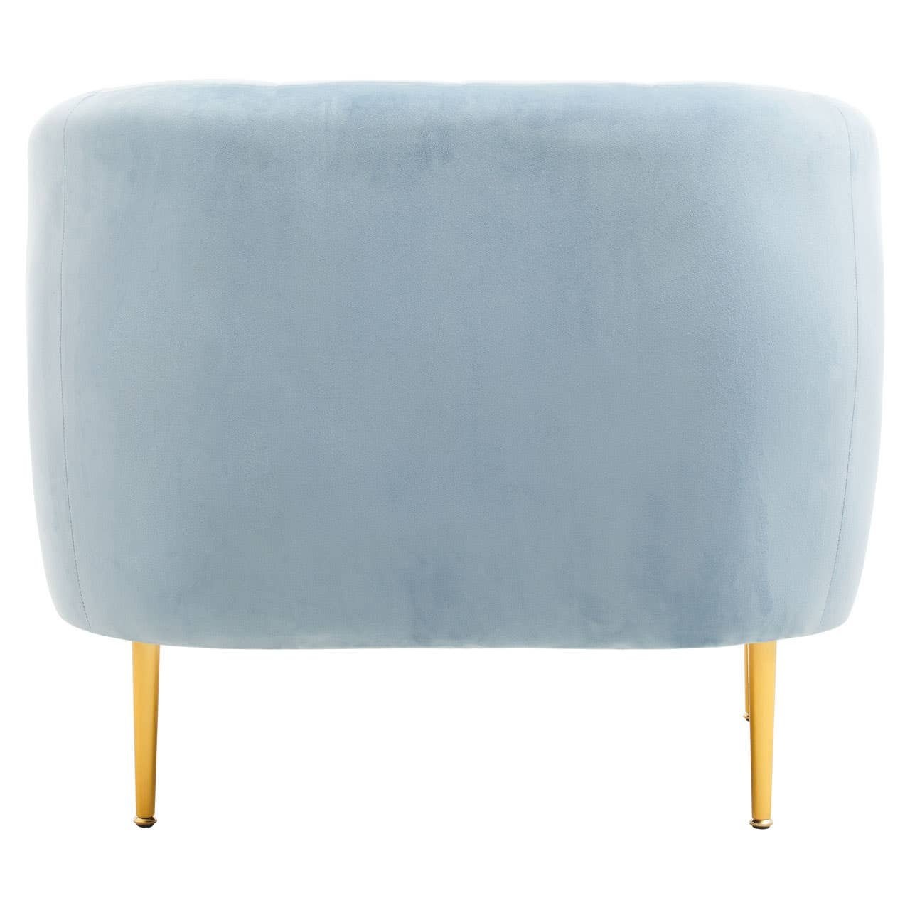 Farah Blue Velvet Armchair Farah Blue Velvet Armchair