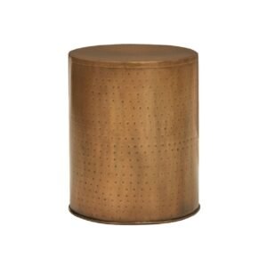 Artik Brass Finish Side Table