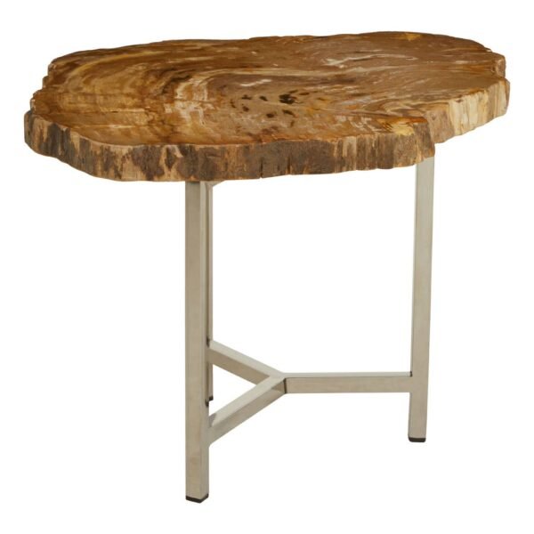 Guise Small Petrified Wood Side Table - Image 2