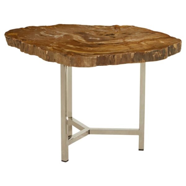 Guise Small Petrified Wood Side Table - Image 4