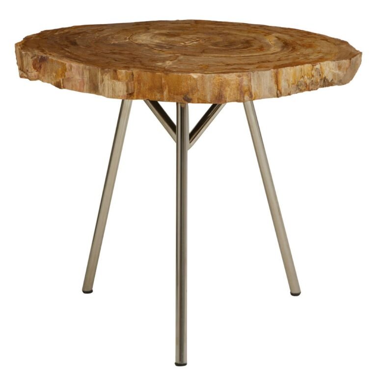 Guise Medium Petrified Wood Side Table
