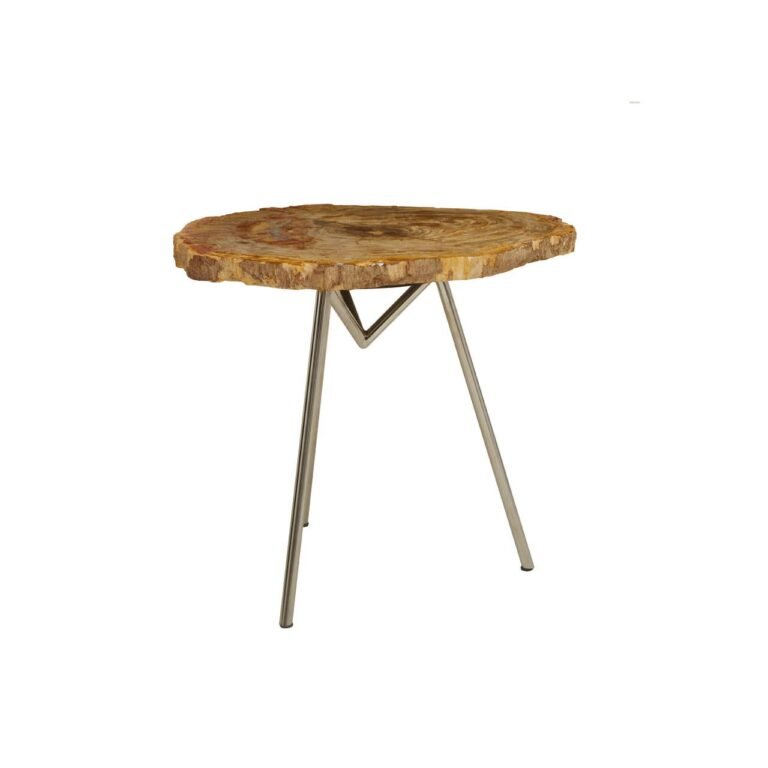 Guise Large Petrified Wood Side Table